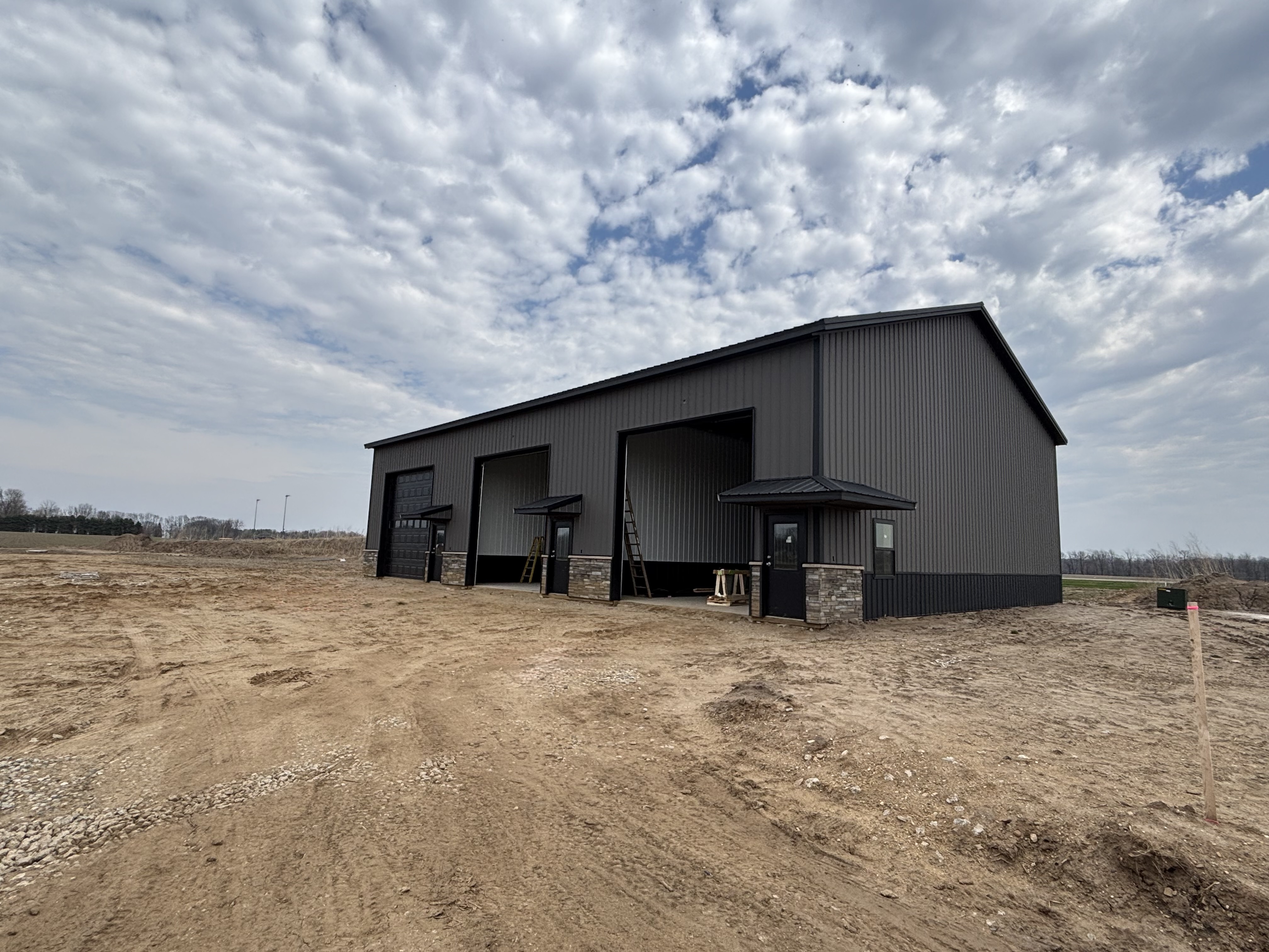 Stone work in progress