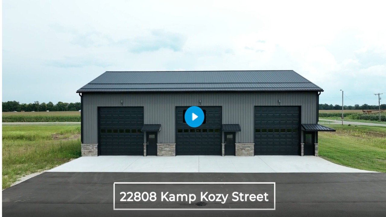 Aerial drone tour — 22808 Kamp Kozy Street, Cassopolis, MI 49031